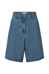 RAHA Denim shorts Washed indigo