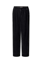 Load image into Gallery viewer, Abia Velvet pant Black
