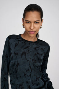 AGNIA tube blouse Midnight black