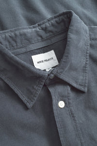 Algot Relaxed Micro Cord Shirt, Graphite