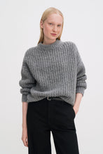 Load image into Gallery viewer, Soft Alpaca Sweater Grey Melange
