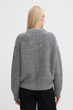 Load image into Gallery viewer, Soft Alpaca Sweater Grey Melange
