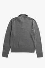 Load image into Gallery viewer, Anholt Lambswool Polo, Grey Melange
