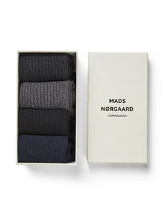 Anton Sock Box, Dark colour Set of 4
