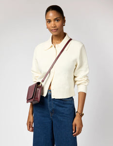 Audrey Mini Dark Cherry Classic Leather