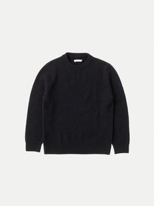 August Rib Wool Sweater Navy