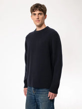 Load image into Gallery viewer, August Rib Wool Sweater Navy
