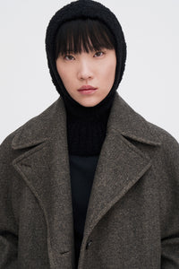 Fluffy Balaclava Black