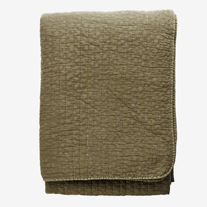 Quilted bed cover 240x240, Khaki