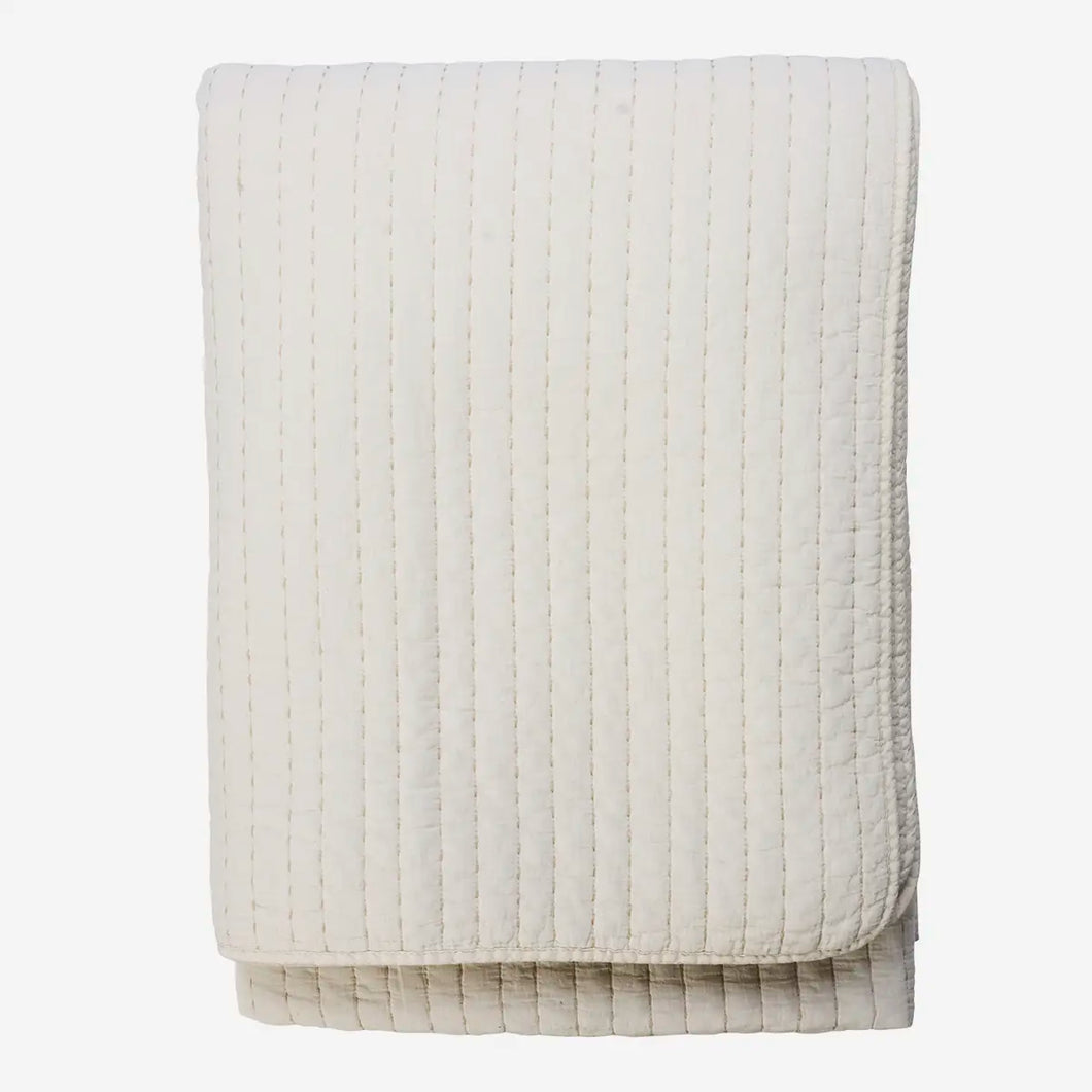 Quilted bed cover 240x240, Ivory