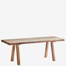Load image into Gallery viewer, Recycled wooden bench
