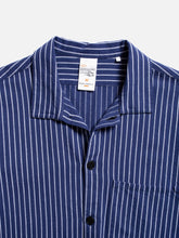 Load image into Gallery viewer, Berra Striped Worker Shirt Blue
