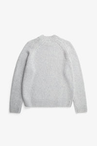 Birger Wool Raglan, Light Grey Melange