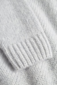 Birger Wool Raglan, Light Grey Melange
