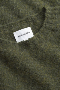 Birnir Brushed Lambswool, Olive Night