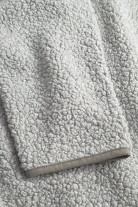Bjorn Sherpa Wool Fleece Jacket, Grey Melange