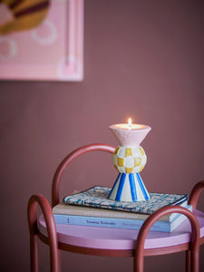 Bob Votive & Candle Holder, Rose