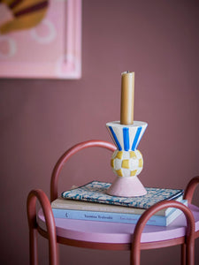 Bob Votive & Candle Holder, Rose