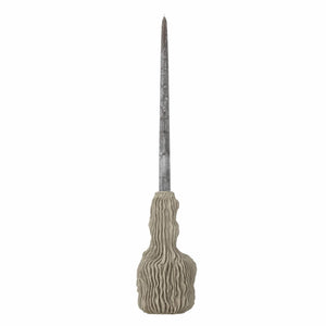 Briar Candle Holder Large, Grey