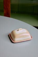 Load image into Gallery viewer, 70s ceramics butter dish, skyline
