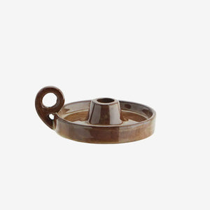 Stoneware candle holder