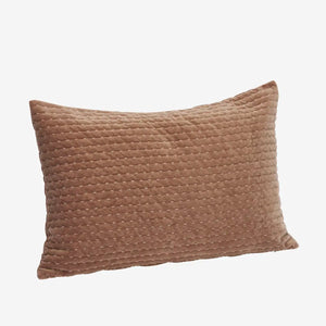 Quilted velvet cushion cover 40x60