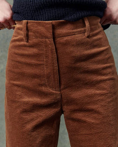 CHARLIE Pants Leather Brown