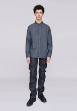 Load image into Gallery viewer, Clement shirt Blue with stripes
