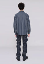 Load image into Gallery viewer, Clement shirt Blue with stripes
