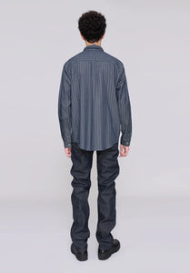 Clement shirt Blue with stripes