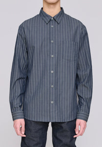 Clement shirt Blue with stripes