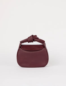 Coco Croissant Dark Cherry Soft Grain Leather