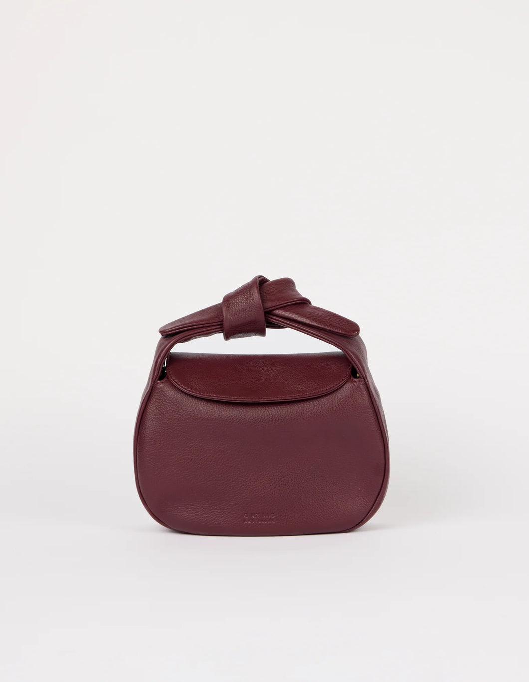 Coco Croissant Dark Cherry Soft Grain Leather