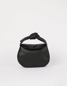Coco Croissant Black Soft Grain Leather
