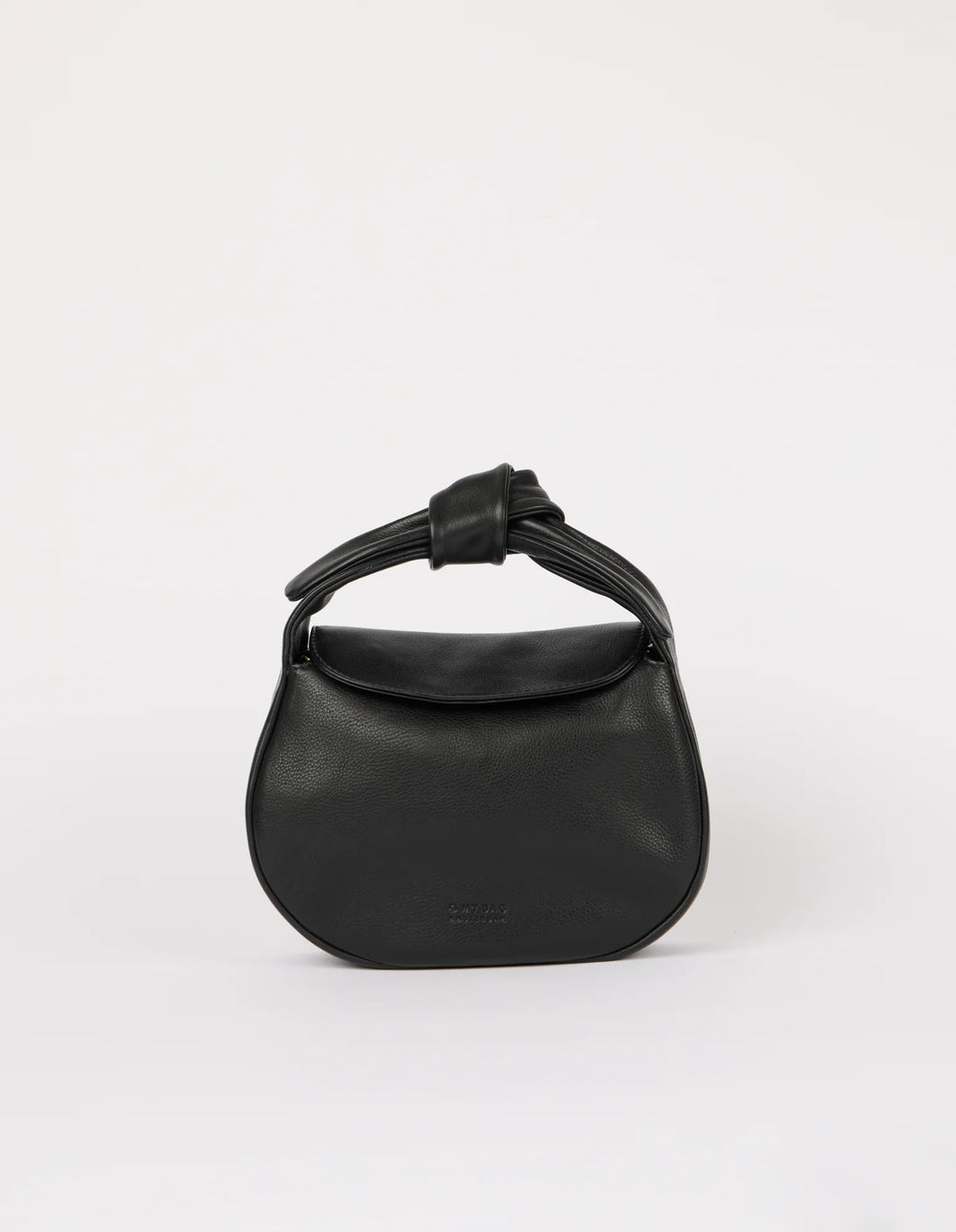 Coco Croissant Black Soft Grain Leather