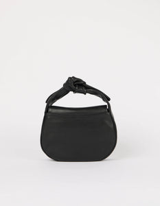 Coco Croissant Black Soft Grain Leather