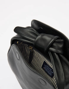 Coco Croissant Black Soft Grain Leather