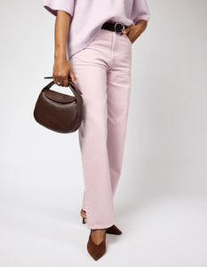 Coco Croissant Chocolate Soft Grain Leather