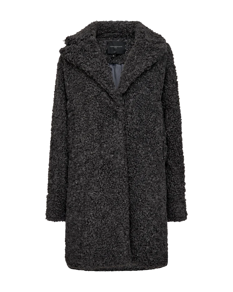 CURLY Coat Dark Grey