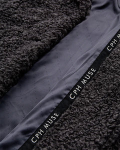 CURLY Coat Dark Grey