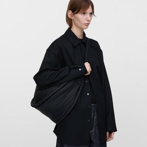 CURVE Half Moon Bag Black