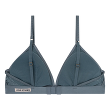 Load image into Gallery viewer, DARLING Unpadded comfy bralette, Greyed Blue
