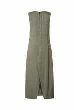 Load image into Gallery viewer, DENI Grossgrain long dress, Vetivier
