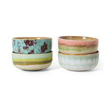 Load image into Gallery viewer, 70s ceramics dessert bowls (set of 4), impression
