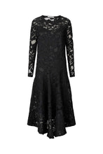 Load image into Gallery viewer, ENID Orchid lace dress Black
