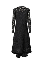 Load image into Gallery viewer, ENID Orchid lace dress Black
