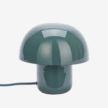 Load image into Gallery viewer, Handmade enamel table lamp, Dusty Blue
