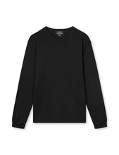 Laden Sie das Bild in den Galerie-Viewer, Klassik Rib Esben LS Tee, Black
