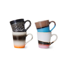 Load image into Gallery viewer, 70s espresso mugs (set of 4), Funky
