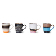 Load image into Gallery viewer, 70s espresso mugs (set of 4), Funky
